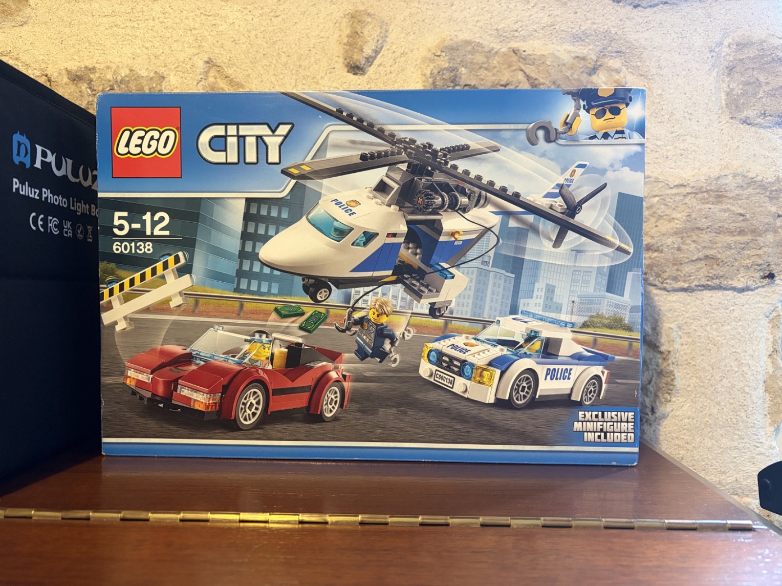 Hélicoptère Lego City 60138 Course-Poursuite Police Jouet de Collection Scellé
