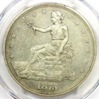 1875-CC Trade Silver Dollar T$1 - PCGS XF Details (EF) - Rare Carson City Coin!