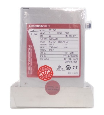 Horiba STEC D517MG Mass Flow Controller MFC CRITERION D500 AMAT 0190-63426 New