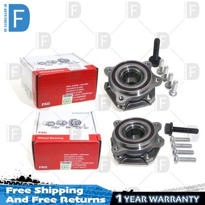 2PCS FAG Front Wheel Hub Bearing Assembly 4M0498625A for AUDI Q5 A4 A5 Q7 Q8