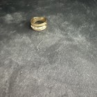 Yellow Gold Plated Multi-Row Multi-Band Stack Style Band Ring, Gold Tone — photo 3