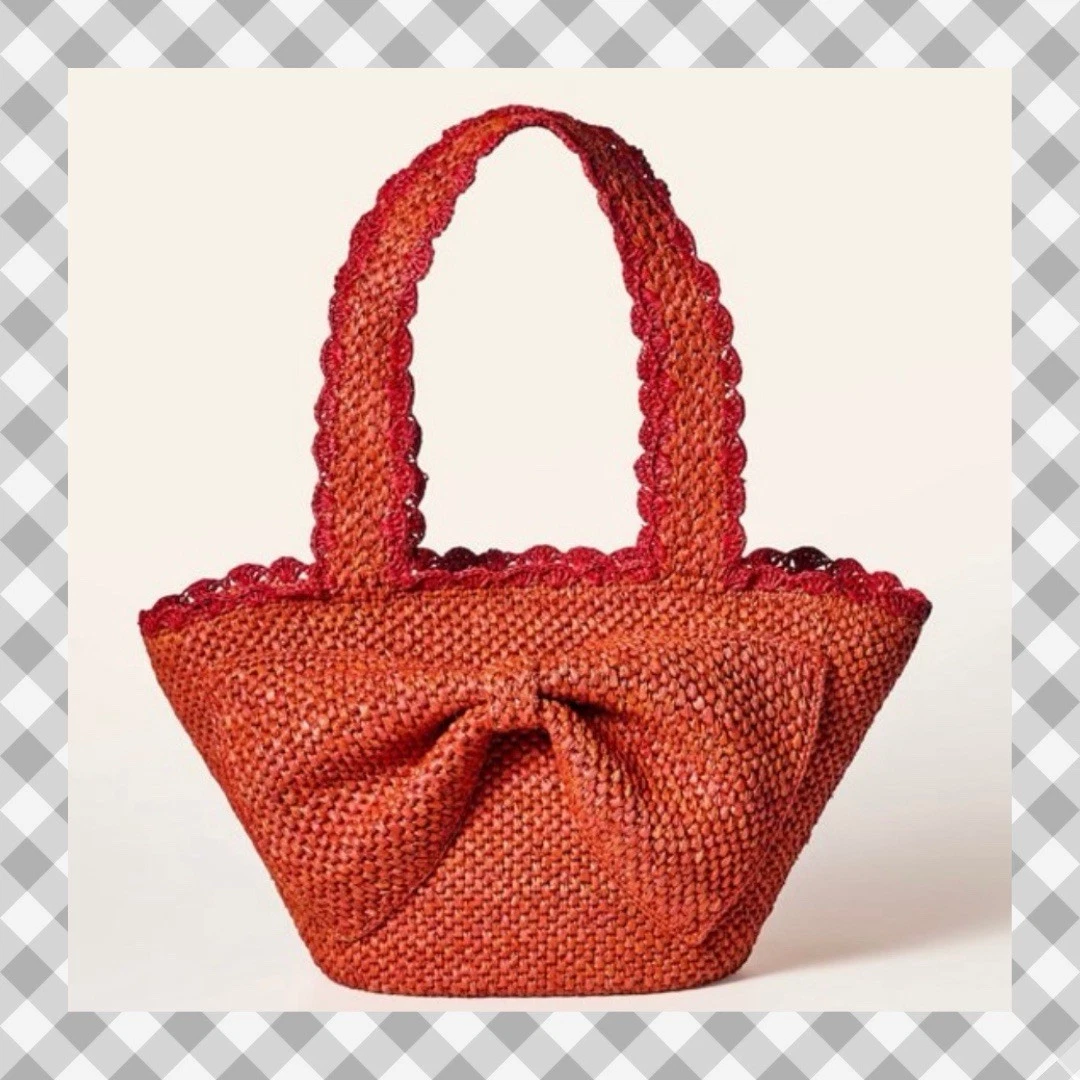 kate spade new york Bow Straw Exterior Bags & Handbags for Women