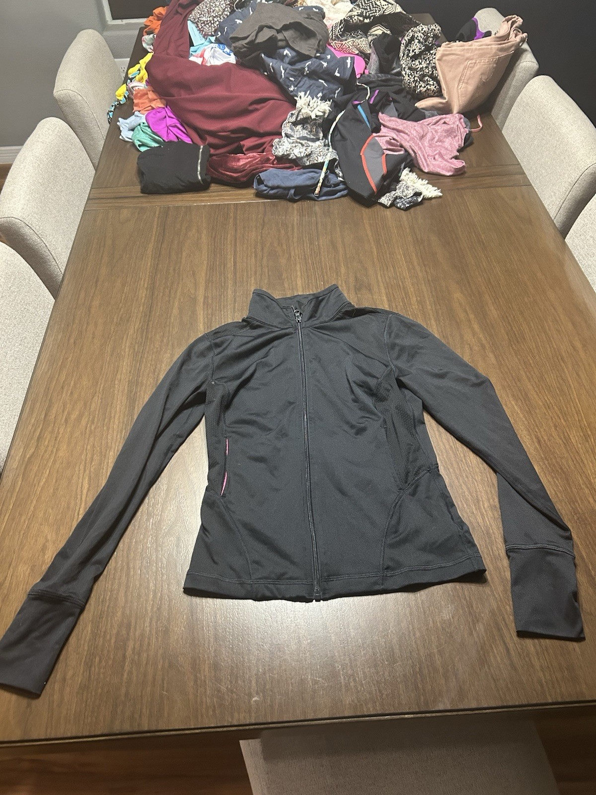 Black Exercise Jacket By SO Size Medium - image 1