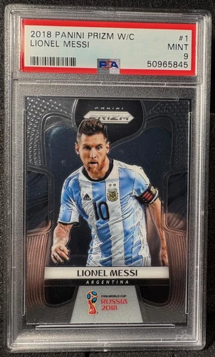 2018 Panini Prizm World Cup #1 Lionel Messi PSA 9 - GOAT!