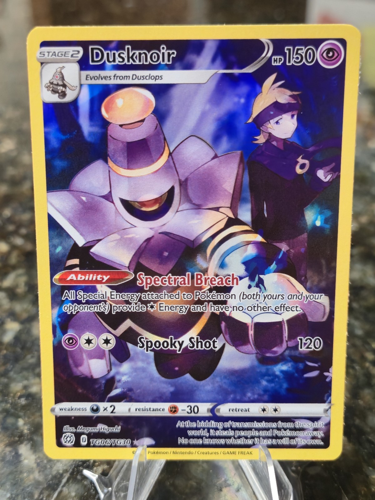 Dusknoir TG06/TG30 - Brilliant Stars: Trainer Gallery - Ultra Rare - LP