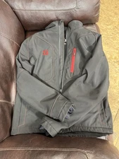 Striker Ice Jacket Mens M Black Softshell Waterproof Climate G2 Micro Fleece