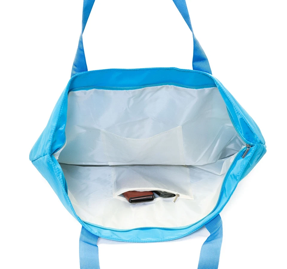 Strandtasche groß wasserdicht leicht Badetasche Urlaub Schwimmbadtasche Shopper - Bild 2 von 4
