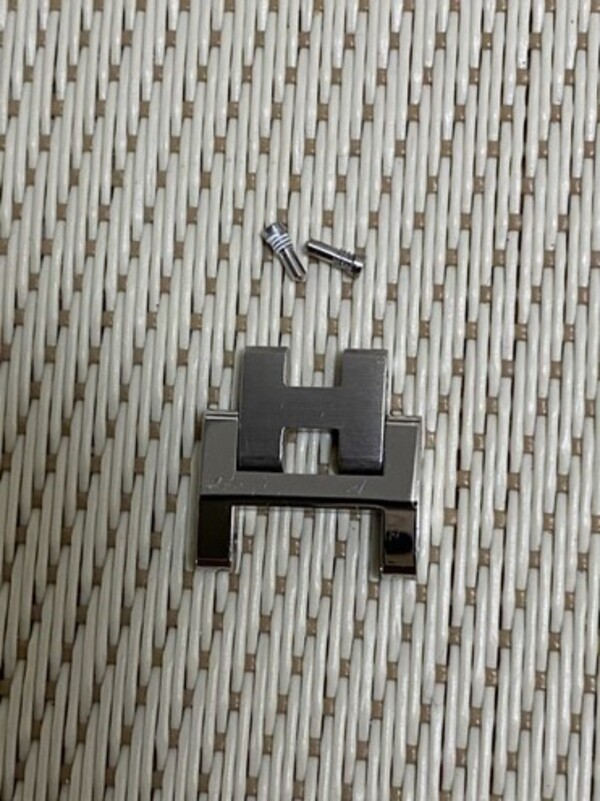 Hermes 1 Link Clipper Ladies Watch Belt Band Bracelet Parts 12mm used from Japan