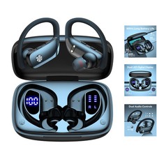Immersive Stereo Sound Wireless Earbuds with 80H Playtime for Active Lifestyles