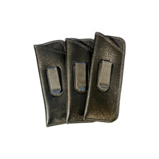 thereallycooleyeguy threepocketclip reading 1/2 eyeglass cases Black