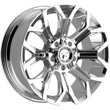Fittipaldi Offroad Fa21mc 20x9 5x55x135 0mm Mirror Coat Wheel Rim 20 Inch