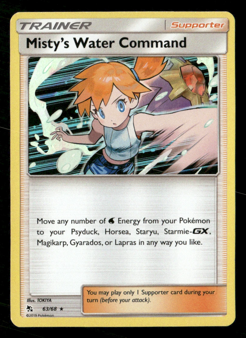 Misty's Water Command Pokémon TCG Cards for sale | eBay