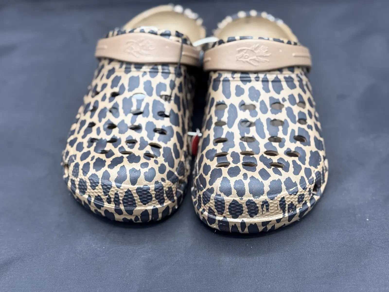 Hot Tuna Clogs 00 Leopard Print EVA Slip On Garden Beach Clogs UK 8 EU41 NWT image 2