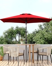 7.5 ft Outdoor Patio Umbrella, Outdoor Table Umbrella, Market Umbrella with P...