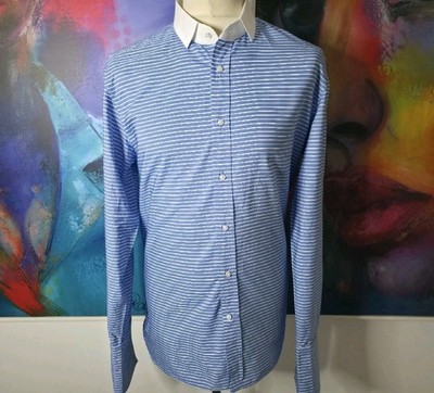 Ralph Lauren Purple Label Hemd 16,5 / 42 Made in Italy Neu Luxus Smokinghemd