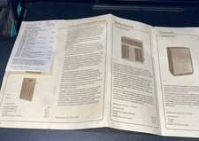 1972 Klipsch Speakers Advertising Brochure Mailer w/Price List Klipschorn