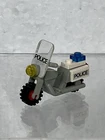 Vntg Lego Gray Police Motorcycle replacement for Police Station 6384 Bike Only