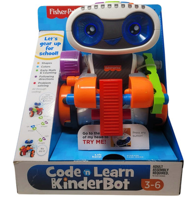 FISHER PRICE CODE N LEARN KINDERBOT *BRAND NEW* Educational Robot Toy NEW