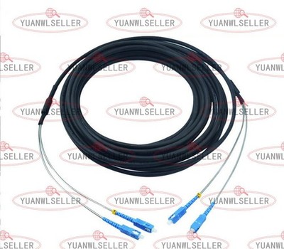 100M Outdoor 2   Field Fiber Patch Cord SC to SC SM 9/125  Duplex Cable #qm
