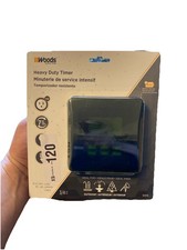 Woods 50015WD Outdoor 7-Day Heavy Duty Digital Plug-in Timer, 2 Outlets NEW