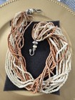 Vintage Multi Strand Beaded Necklace - Tribal / Boho Statement Necklace — photo 5