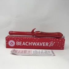 Beachwaver Co. B-Series B1 Rotating Curling Iron, Size 1" - Red Glitter