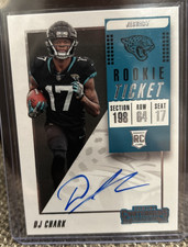 2018 Panini Contenders - Rookie Ticket RPS DJ Chark #123 (AU, RC) ON CARD AUTO!