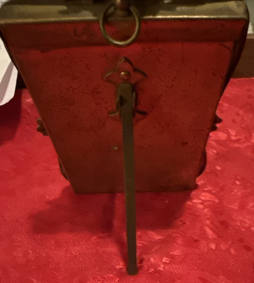 Antiguo caballete francés Napoleón bronce dorado marco caballete soporte  Foto 4 de 4