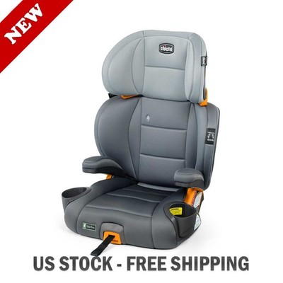 Chicco KidFit ClearTex Plus 2-in-1 Belt Positioning Booster Car Seat Drift Gray