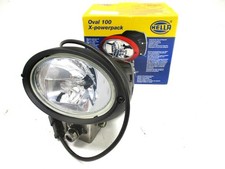 996461677 Hella Oval 100 Work Atv Head Light 12v Xenon Powerpack Stud Mount