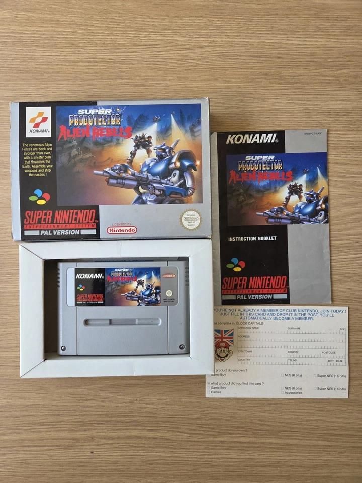 Super Probotector: Alien Rebels - Super Nintendo - SNES - PAL  - Image 2 of 4