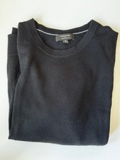 Men s Banana Republic Factory Merino Wool Sweater; Black; M pre-owned EXCELLENT