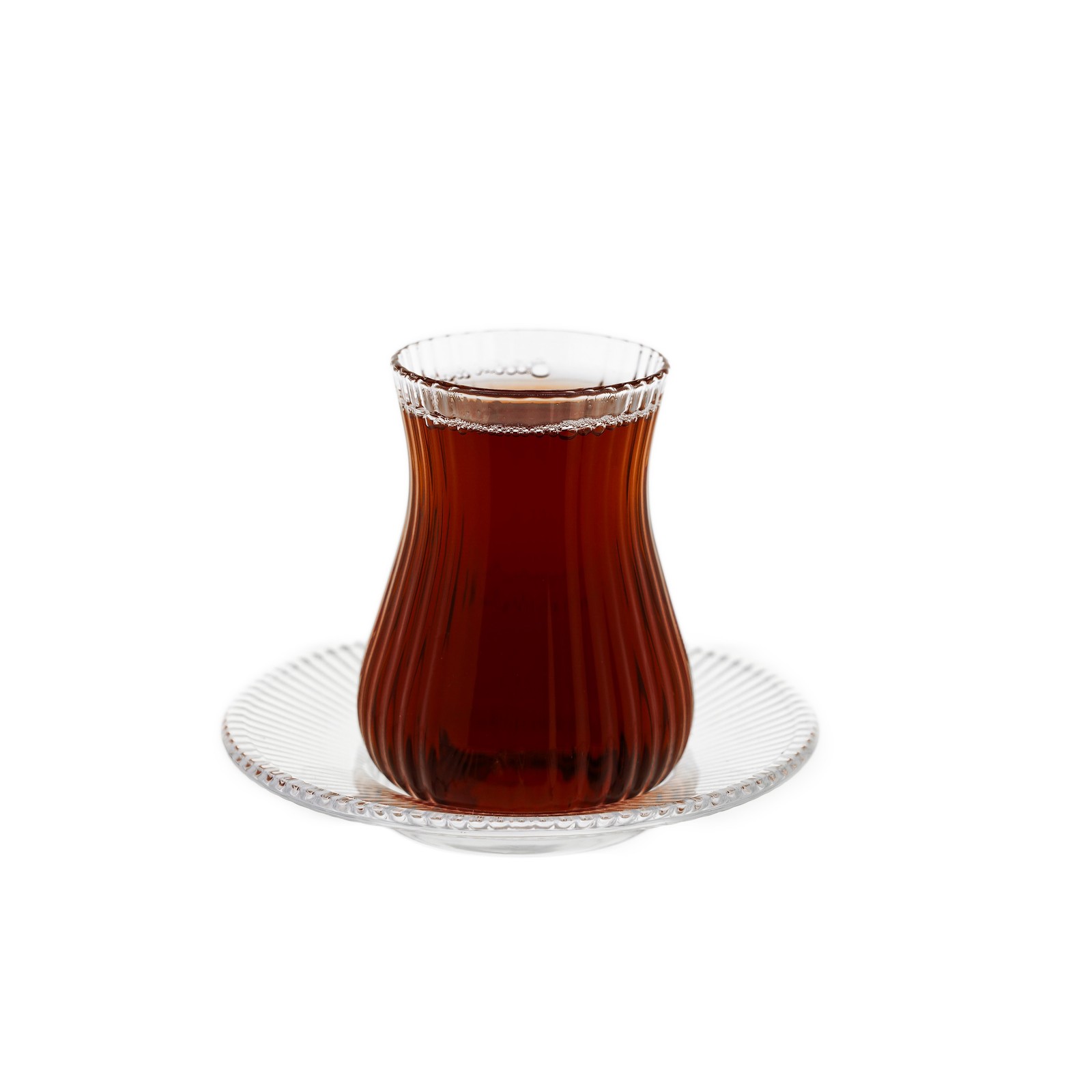 Style Teegläser mit Untertassen - 6er-   , 160