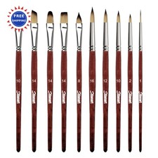Watercolor Brushes Professional 10 PCS Artist Paint Brush Varying Sizes Sdanart