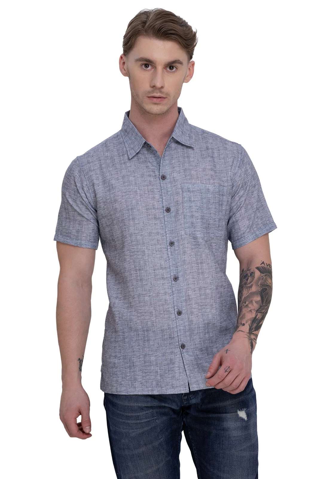 HAPPY BAY Men's Hawaiian Shirt Fashion Button Down Short Sleeves Holidays Aloha