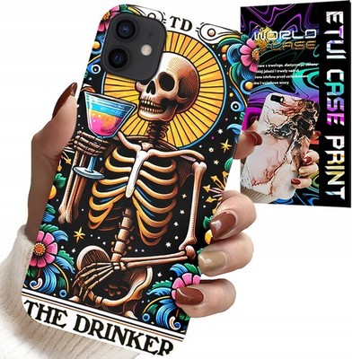 Hülle für iPhone 13 Mini - The Drinker Alko Winko Drink Patterns Hülle