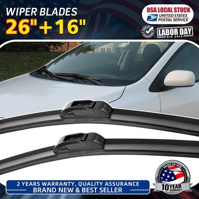 For 2011-2018 Hyundai Accent New Front Wiper Blades OEM Replacement 26''+16'' L&R