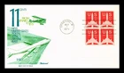 DR JIM STAMPS US COVER AIR MAIL 11C FIRST DAY ISSUE SCOTT C78 BLOCK FLEETWOOD