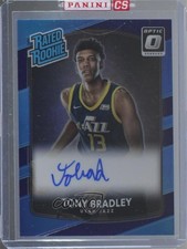 2017-18 Donruss Optic Rated Rookie Purple Prizm Signatures Tony Bradley Auto 0g4