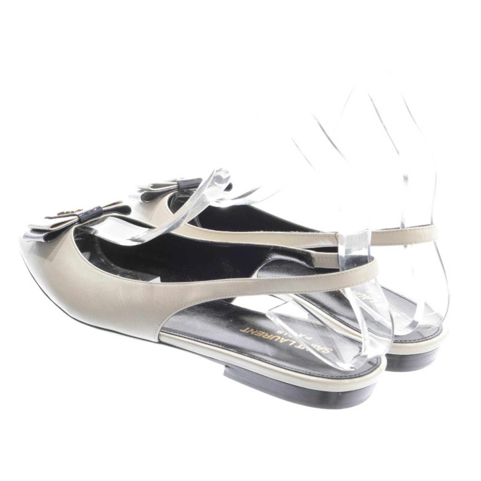 Slingbacks Saint Laurent bianco blu 39 euro