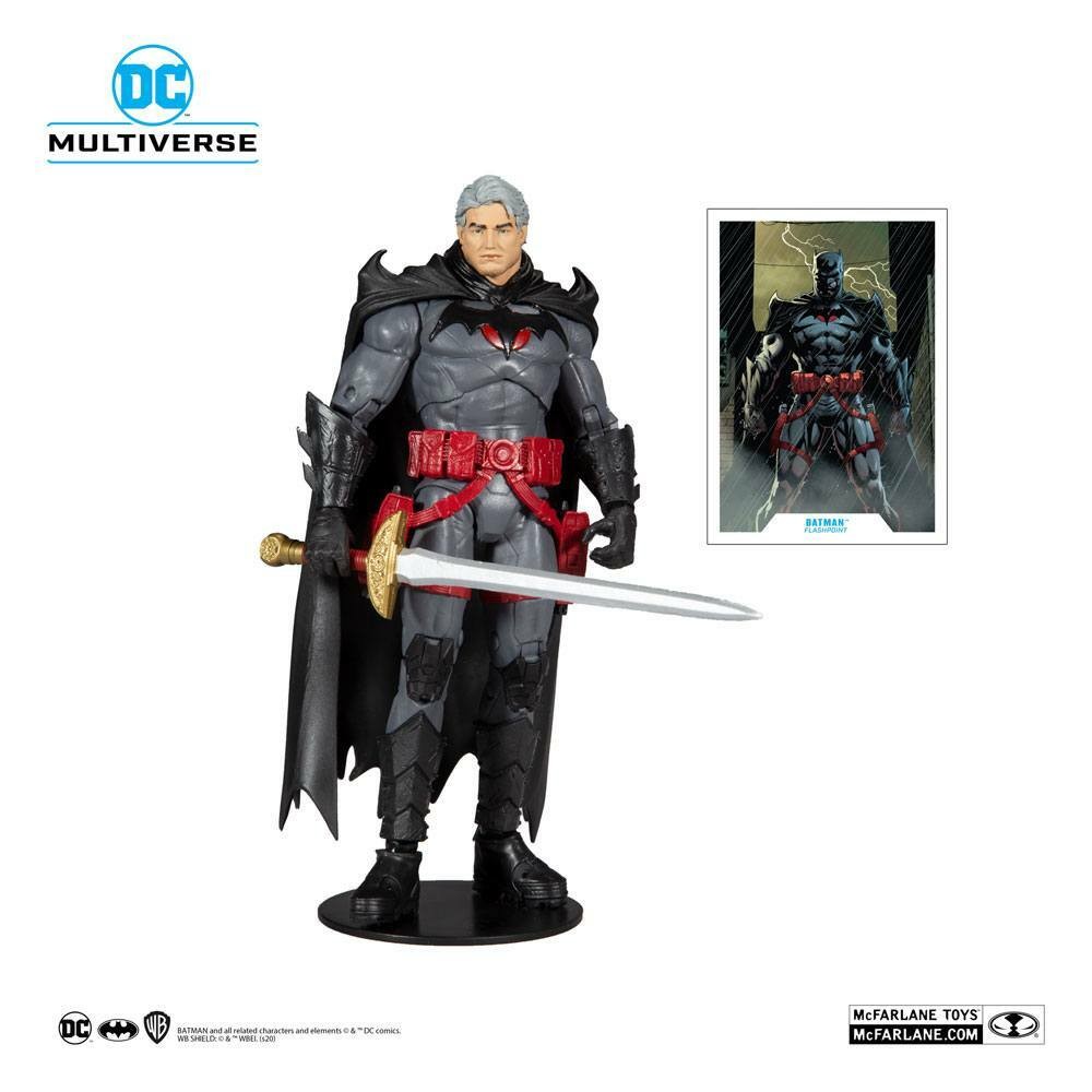 DC COMICS Thomas Wayne Flashpoint Batman Unmasked Action Figure McFarlane