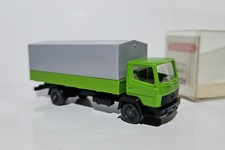 Wiking 16 431 H0 1:87 LKW MERCEDES MB814 PLANE PRITSCHE GRÜN/GRAU OVP
