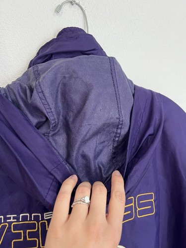 Vintage Minnesota Vikings Logo Athletic Game Day NFL Jacket Men’s Size Large - Picture 4 of 8