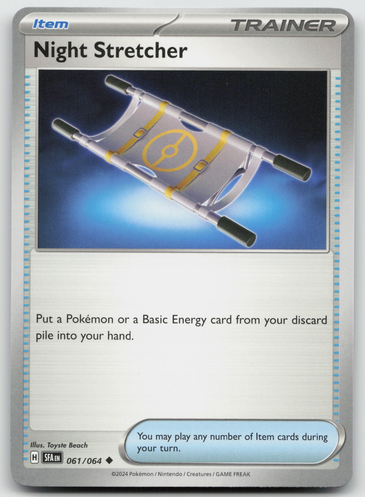 Night Stretcher Uncommon Normal SV: Shrouded Fable 061/064 NM