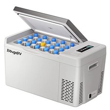 12 Volt Refrigerator 12V Car Fridge Portable Freezer Compressor 23 Quart Grey