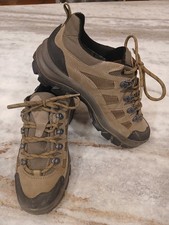 L.L. Bean Hiking Shoes Womens 9w Sage Suede Gore-Tex Vibram Waterproof Boot