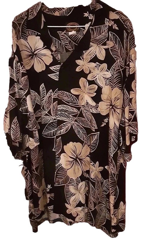 Mens Hawaiian Reserve Collection 3XL Rayon Hawaiian Shirt