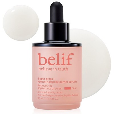 Retinol & Peptide Super Drops Serum   Anti-Aging Skin Booster and Pore Minimi...