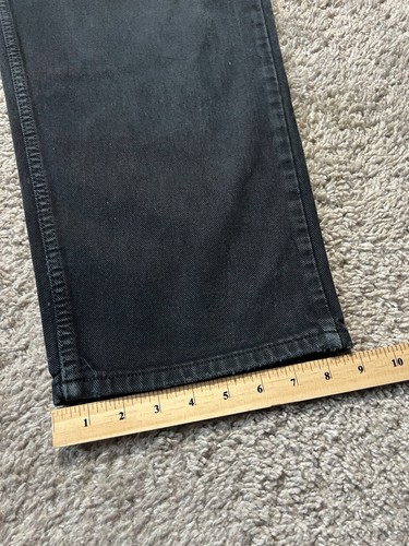 Levis Silvertab Baggy anni 90 nero 36x30 pattino largo grunge Y2K scuro - Foto 3 di 12
