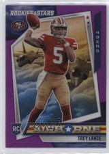 2021 Panini Rookies & Stars Airborne Purple Prizm 13/35 Trey Lance #AB-18 2l4
